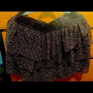 American Eagle Short Ruffle Skirt